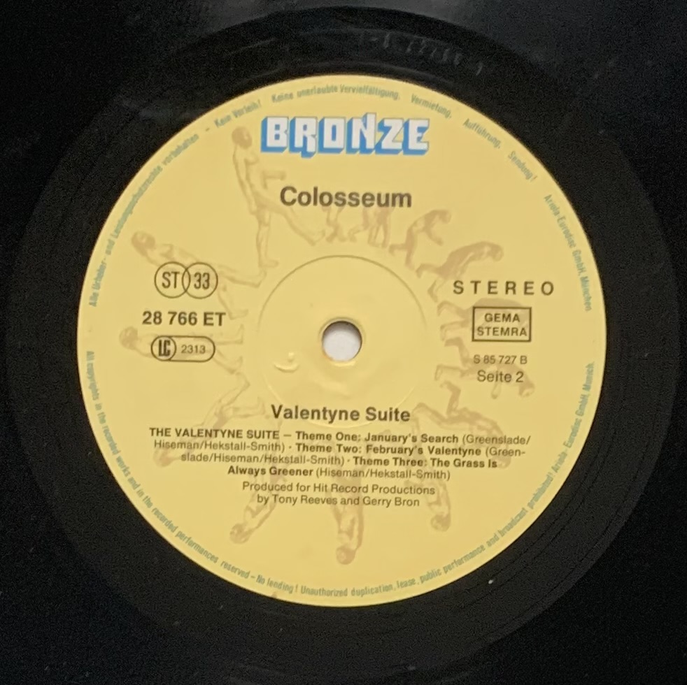 Colosseum - Valentyne Suite (LP usado)