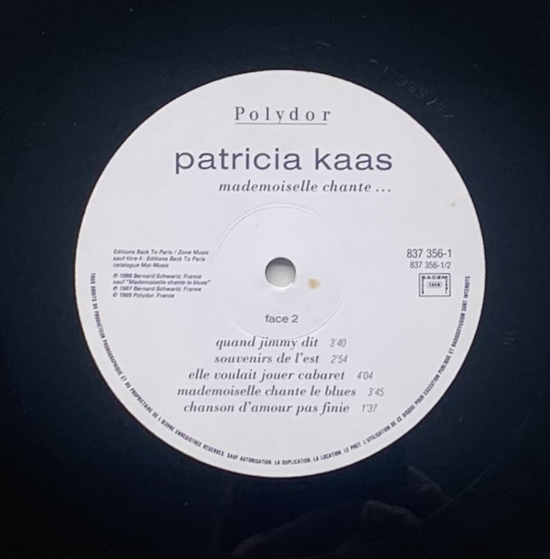 Patricia Kaas - Mademoiselle Chante...