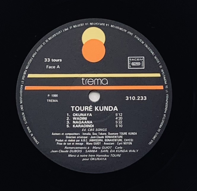 Toure Kunda - Toubab Bi (LP usado)