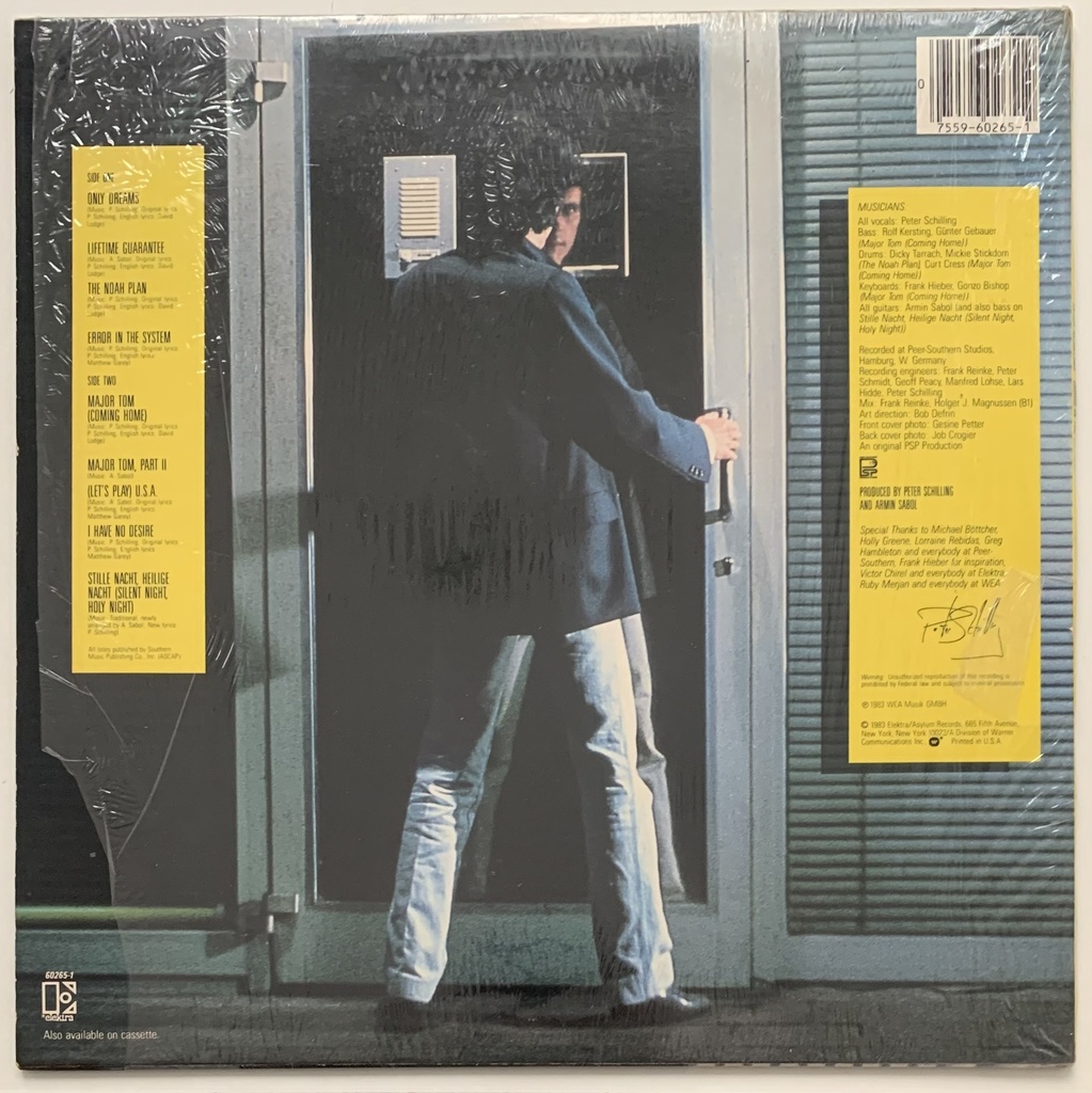 Peter Schilling - Error in the System (LP usado)