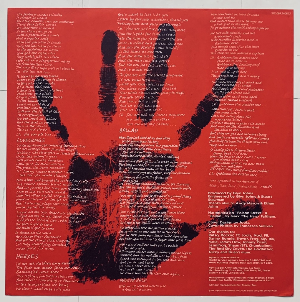 New Model Army - The Ghost of Cain (LP usado)