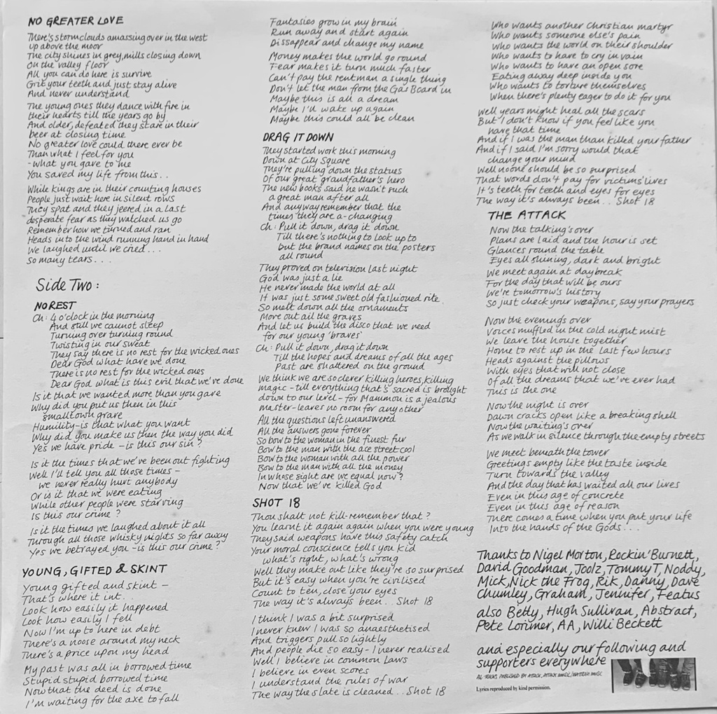 New Model Army - No Rest for the Wicked (LP usado)