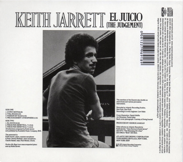 Keith Jarrett – El Juicio [The Judgement] (CD usado)