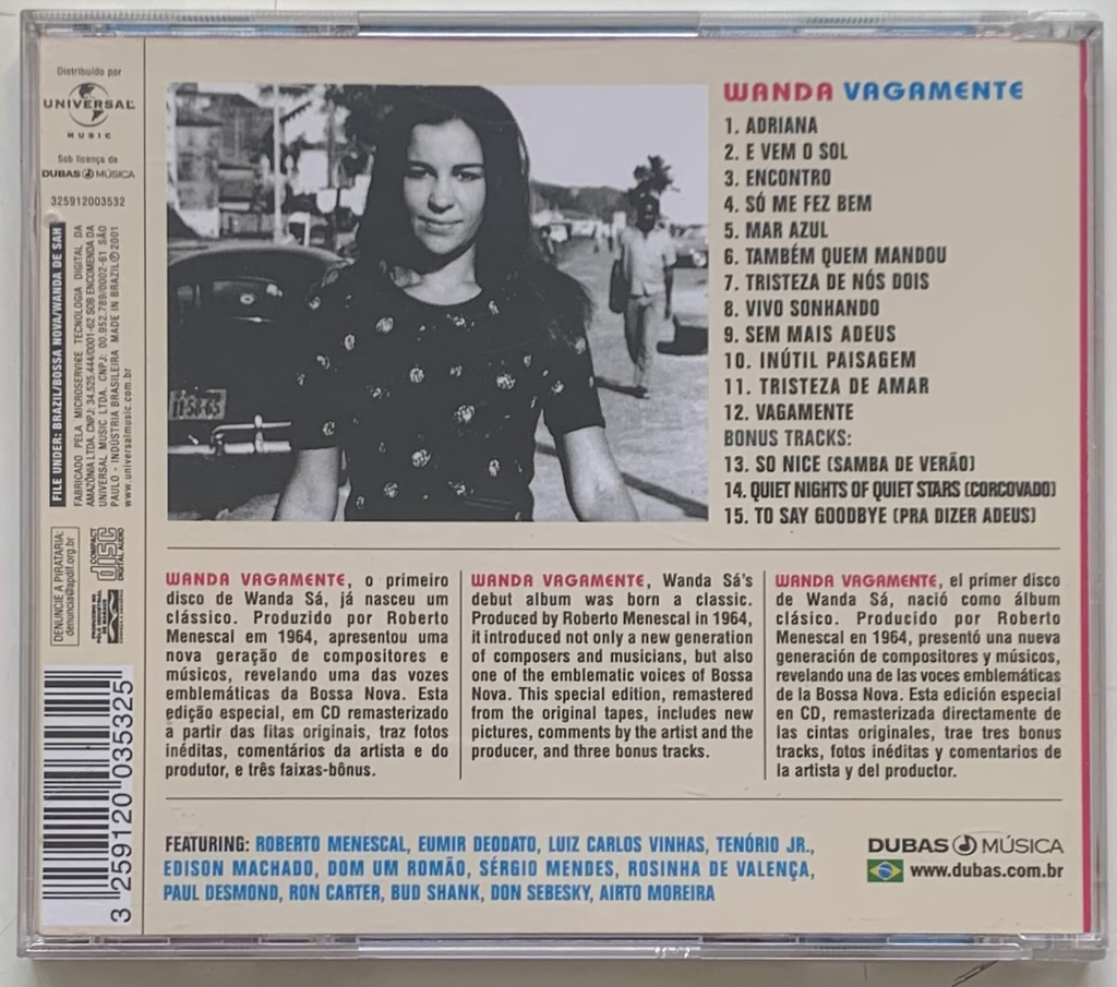 Wanda Sá - Wanda Vagamente (CD usado)