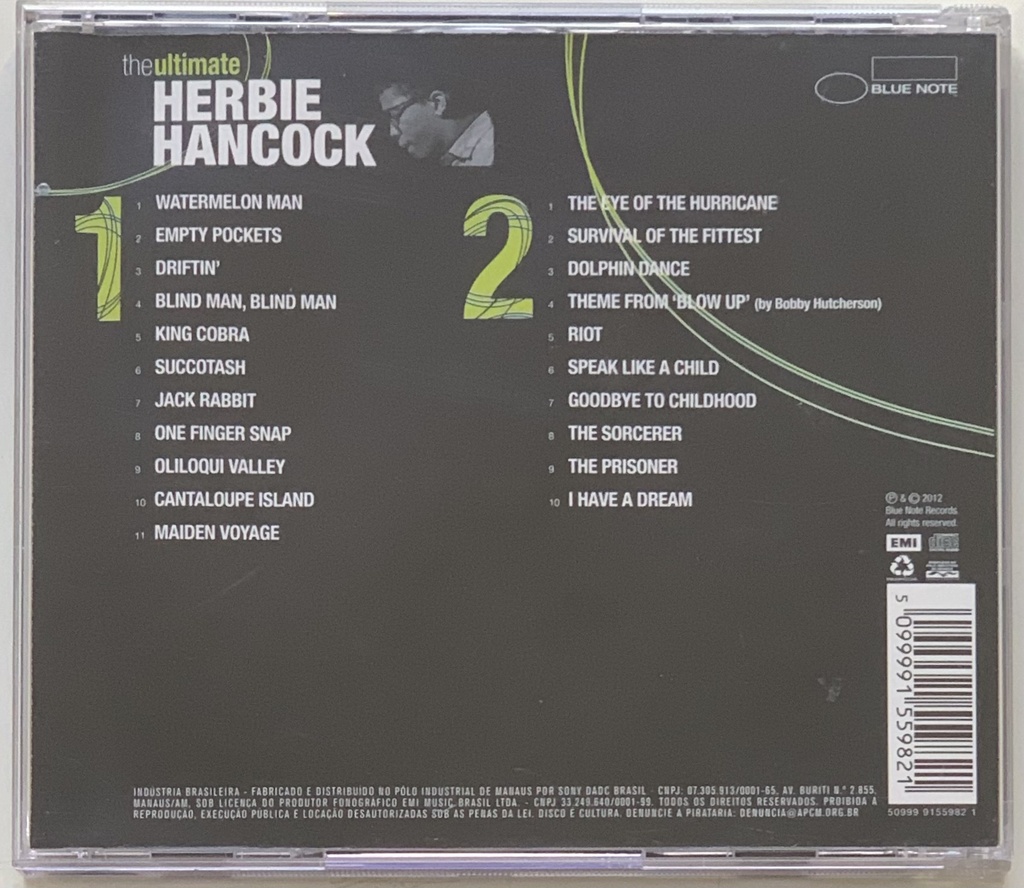 Herbie Hancock – The Ultimate Herbie Hancock (2CDs usado)