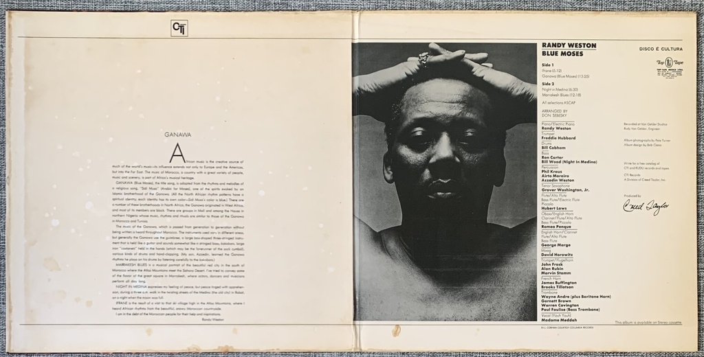 Randy Weston - Blue Moses (LP usado)