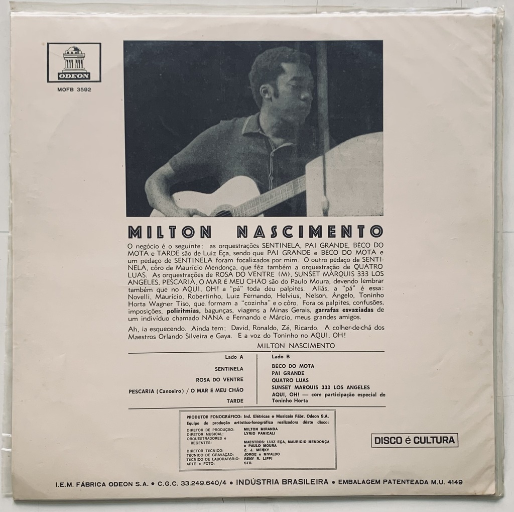Milton Nascimento - [1969] (LP usado)