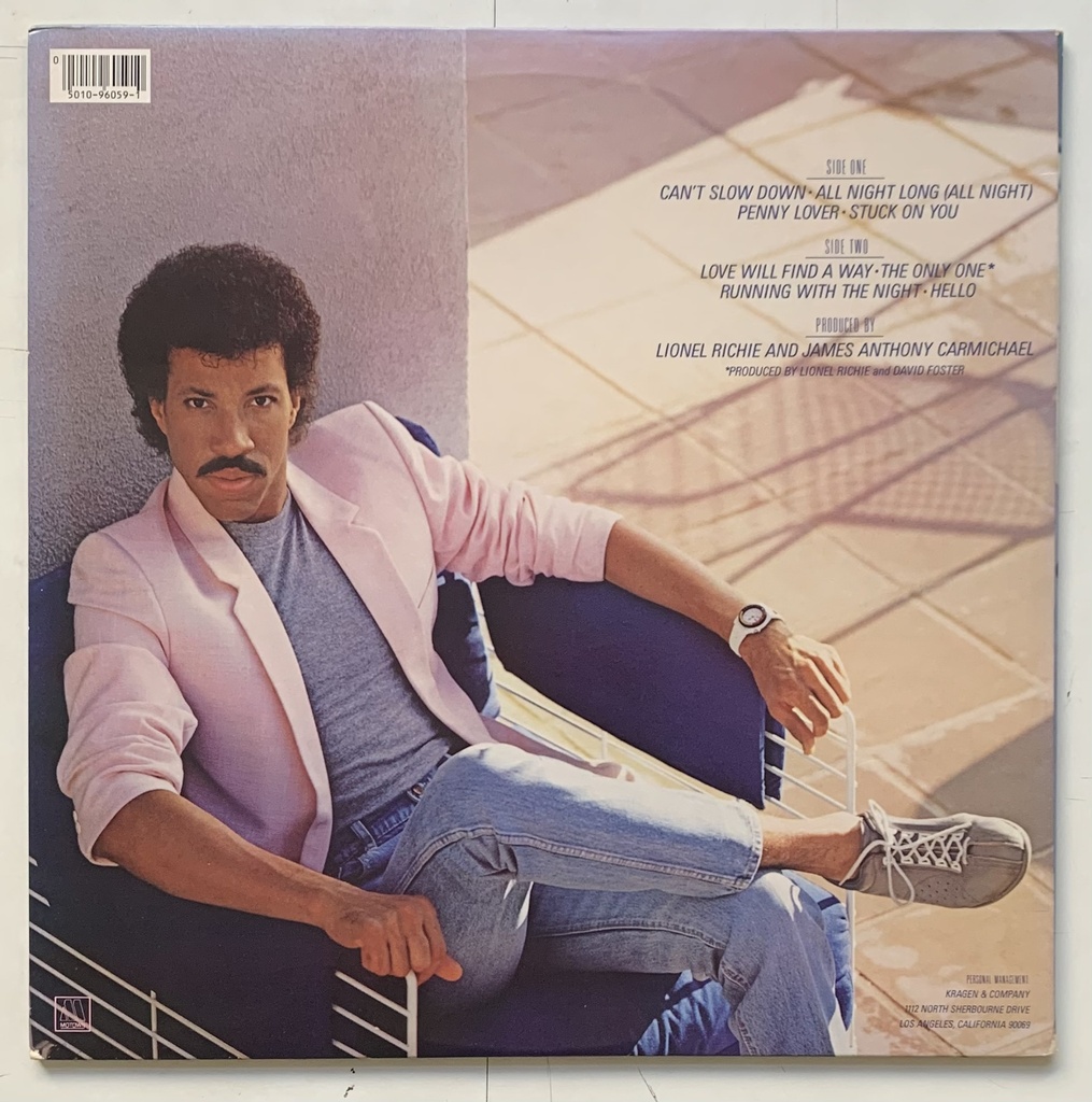 Lionel Richie - Can't Slow Down (LP usado)