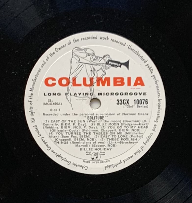 Billie Holiday - Solitude [Autografado] (LP usado)