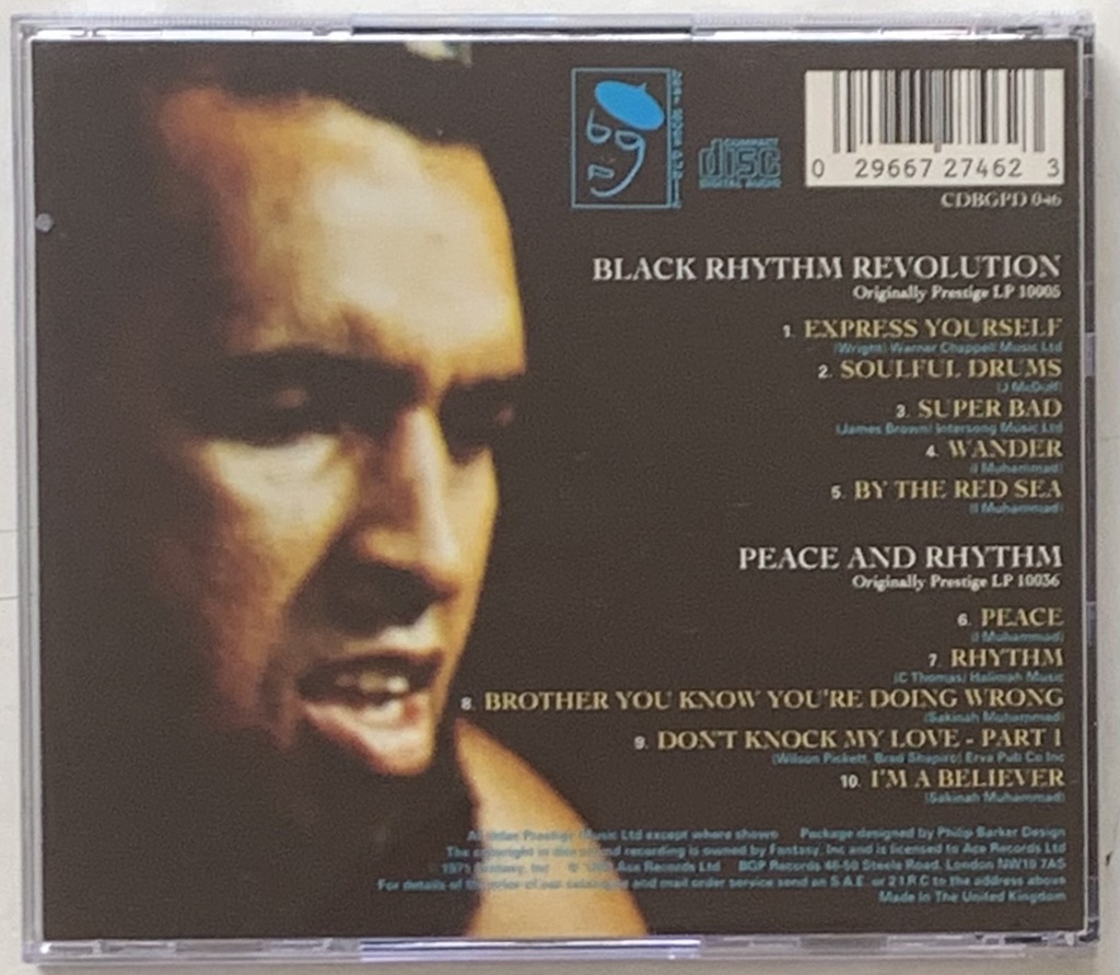 Idris Muhammad - Black Rhythm Revolution / Peace & Rhythm (CD usado)