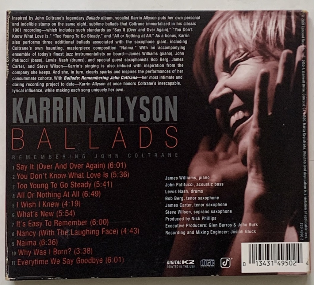 Karrin Allyson - Ballads: Remembering John Coltrane