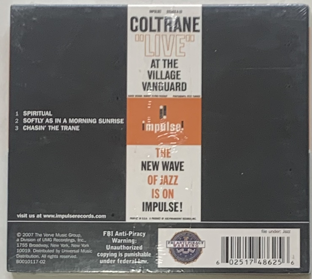 John Coltrane - "Live" At The Village Vanguard (CD novo)
