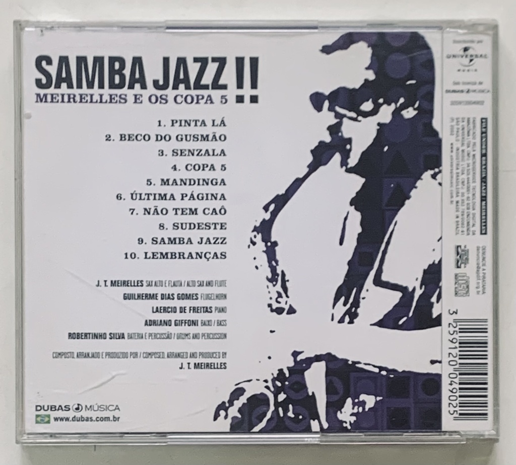 Meirelles e Os Copa 5 – Samba Jazz!! (CD usado)