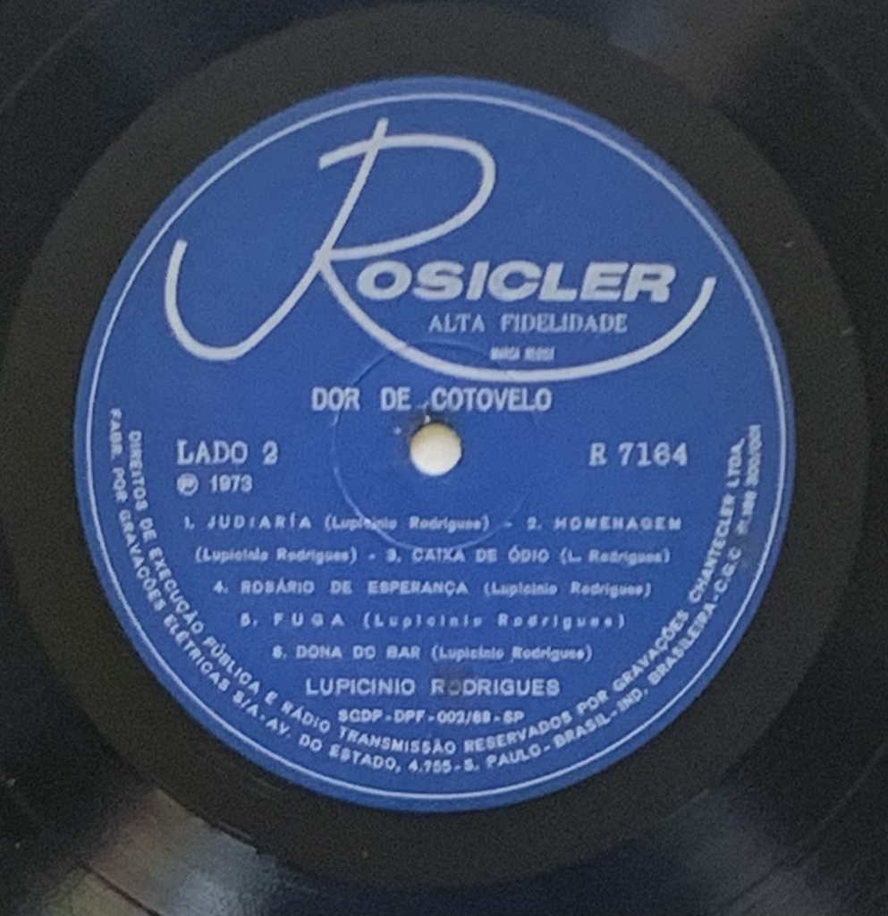 Lupicinio Rodrigues - Dor de Cotovelo (LP usado)