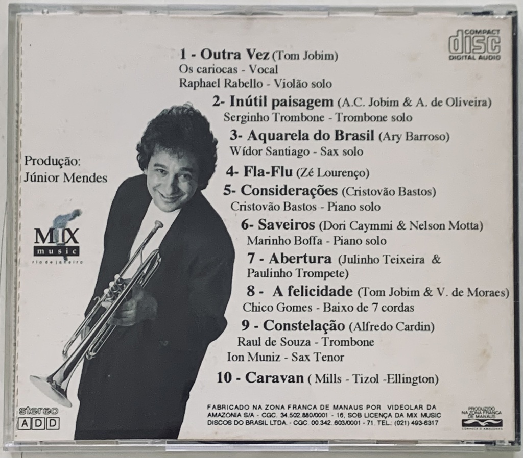 Paulinho Trompete - Um Sopro de Brasil II (CD usado)