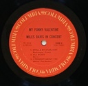 Miles Davis – My Funny Valentine - Miles Davis in Concert (LP usado)