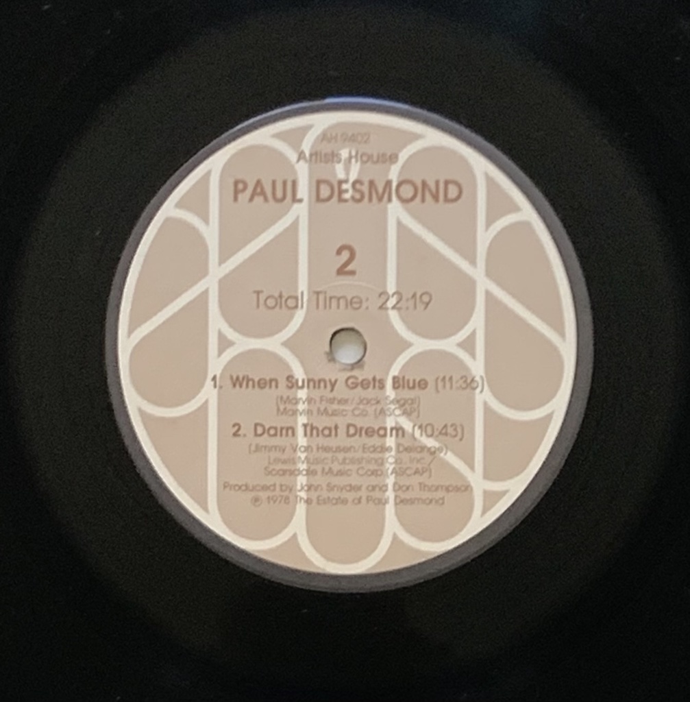 Paul Desmond - Paul Desmond ( LP usado)