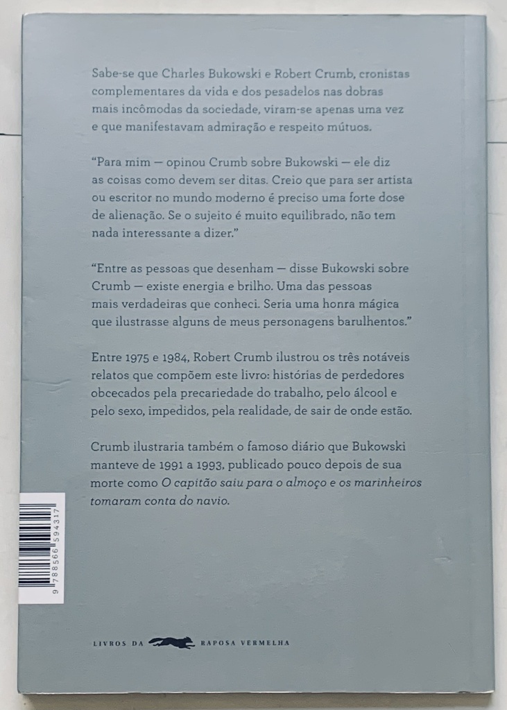 Charles Bukowski / Robert Crumb - Traz teu Amor pra mim e outros Contos (Livro usado)