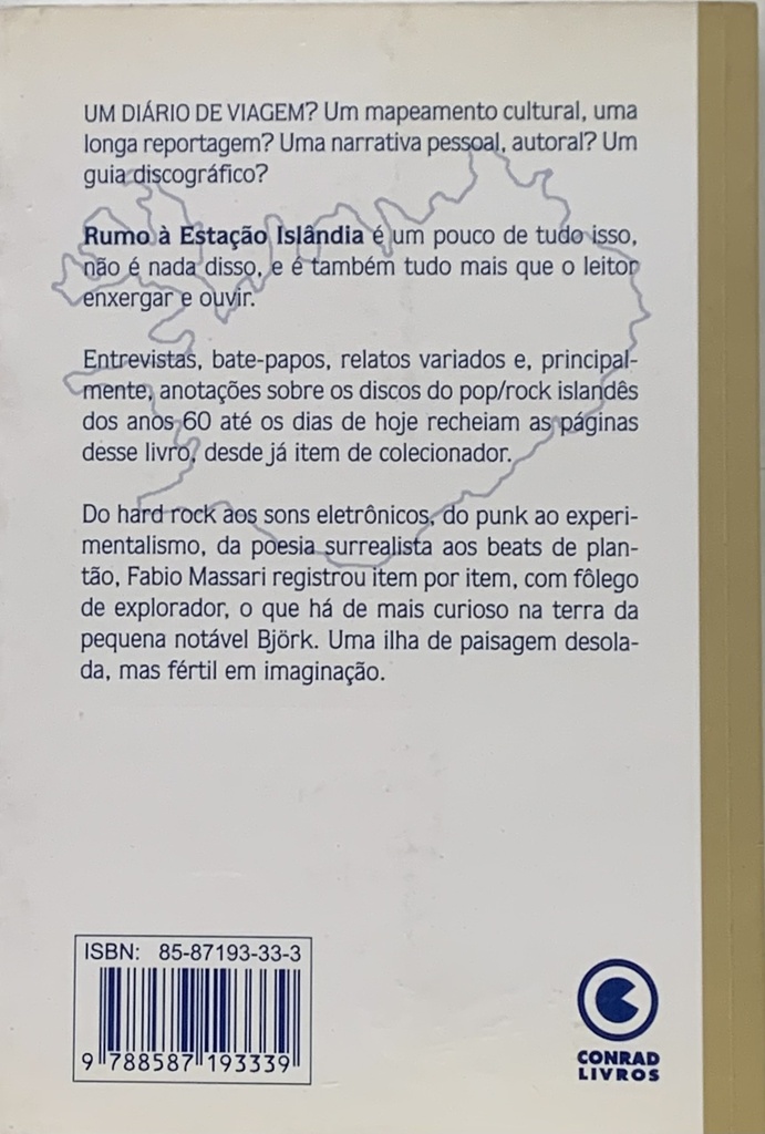 Rumo à Estação Islândia - Fabio Massari (Livro usado)