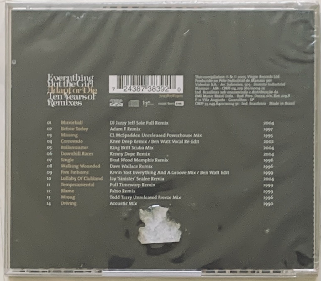 Everything but the Girl – Adapt or Die - Ten Years of Remixes (CD novo)