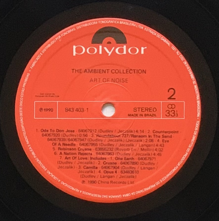 Art of Noise -  The Ambient Collection (LP usado)