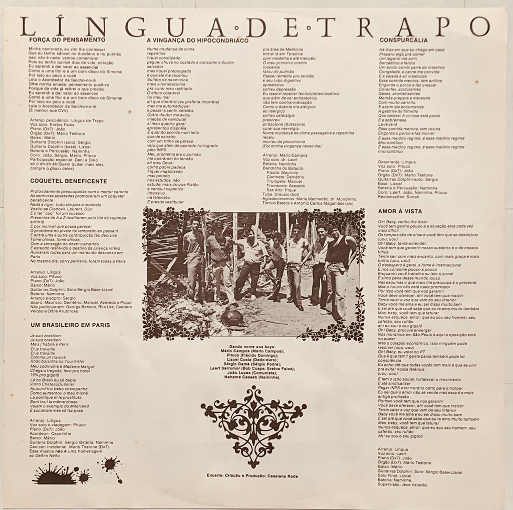Língua de Trapo - Como é Bom ser Punk (LP usado)