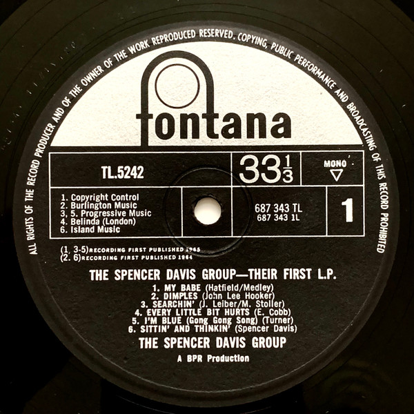 Spencer Davis Group,The - Their First LP