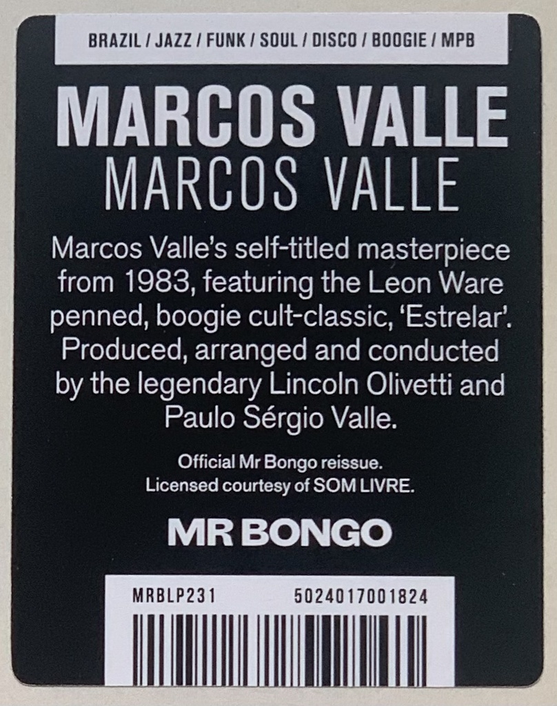 Marcos Valle - Marcos Valle (LP novo)