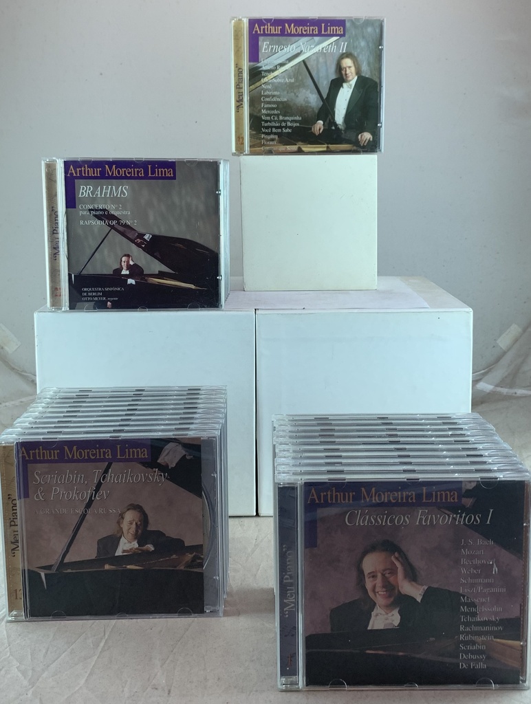 Arthur Moreira Lima - "Meu Piano" [Combo] (40 CDs* usado)
