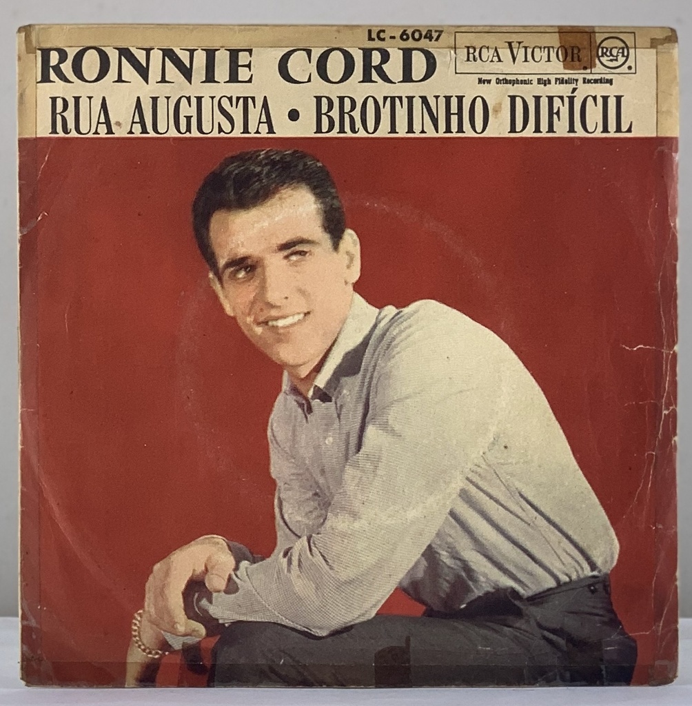 Ronnie Cord - Rua Augusta / Brotinho Difícil (Vinil 7" single usado)