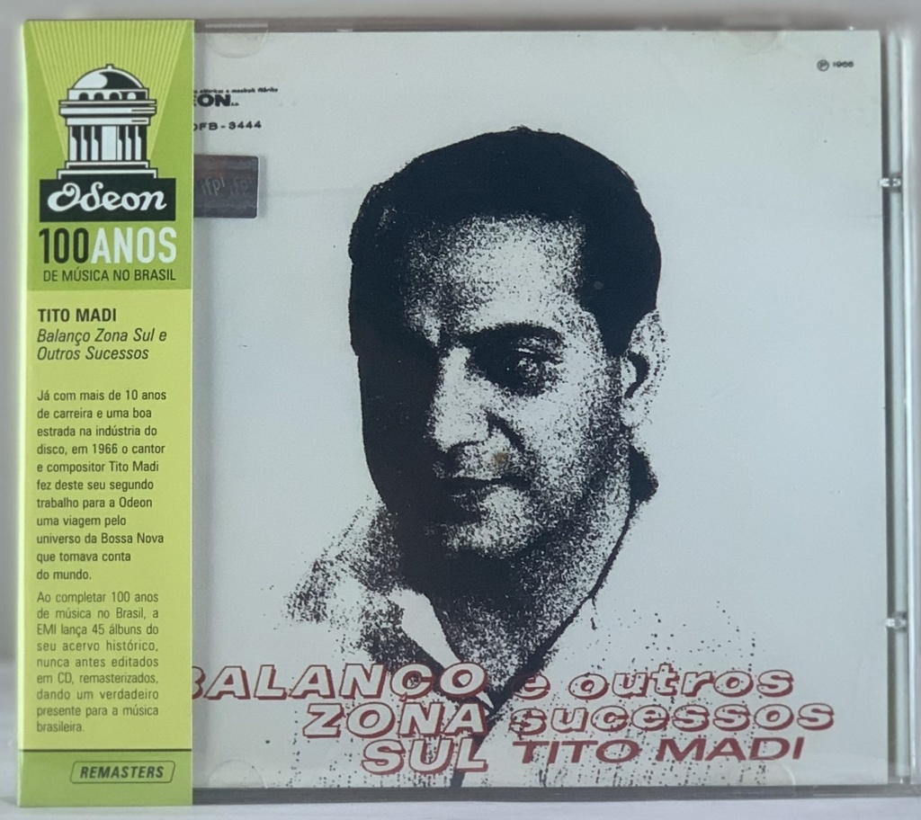 Tito Madi – Balanço Zona Sul e Outros Sucessos (CD usado)