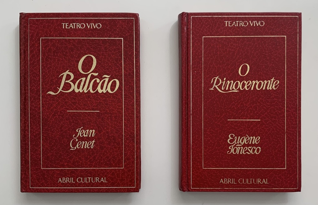 Jean Genet/Eugene Ionesco - Teatro Vivo [Combo] (2 livros usado)