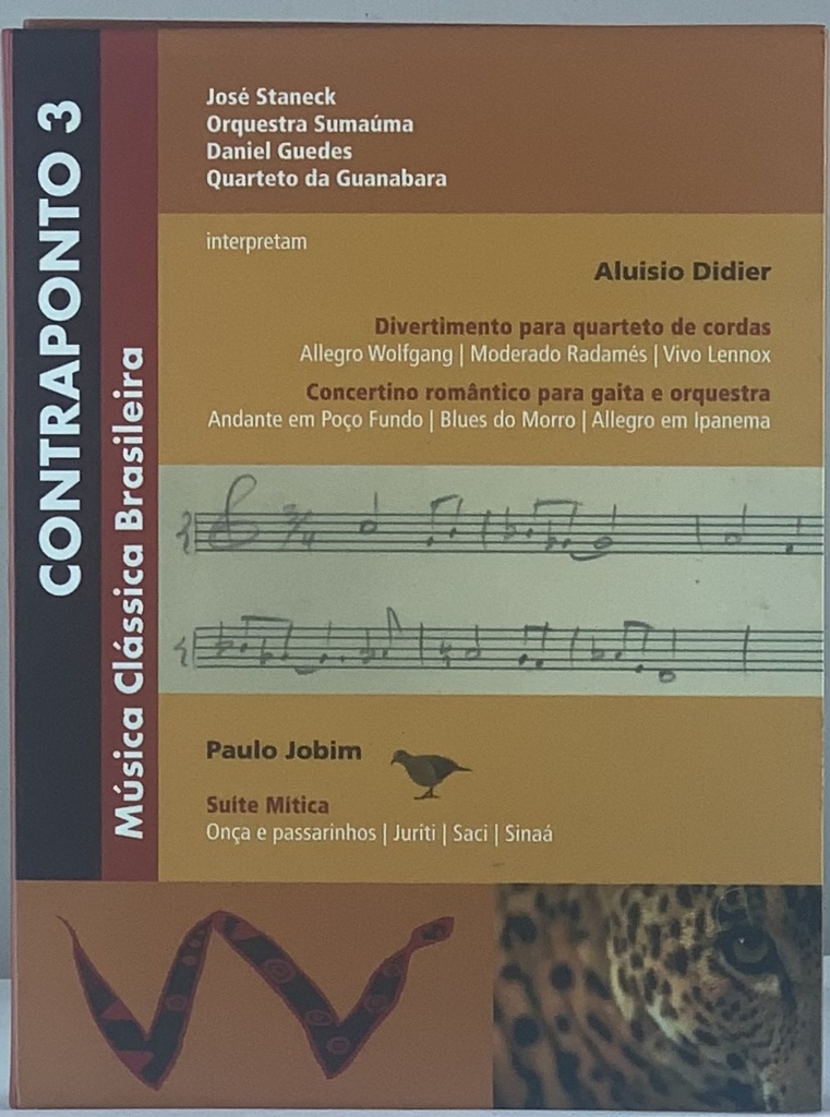 Paulo Jobim/Aluisio Didier - Contraponto 3 (CD/DVD usado)