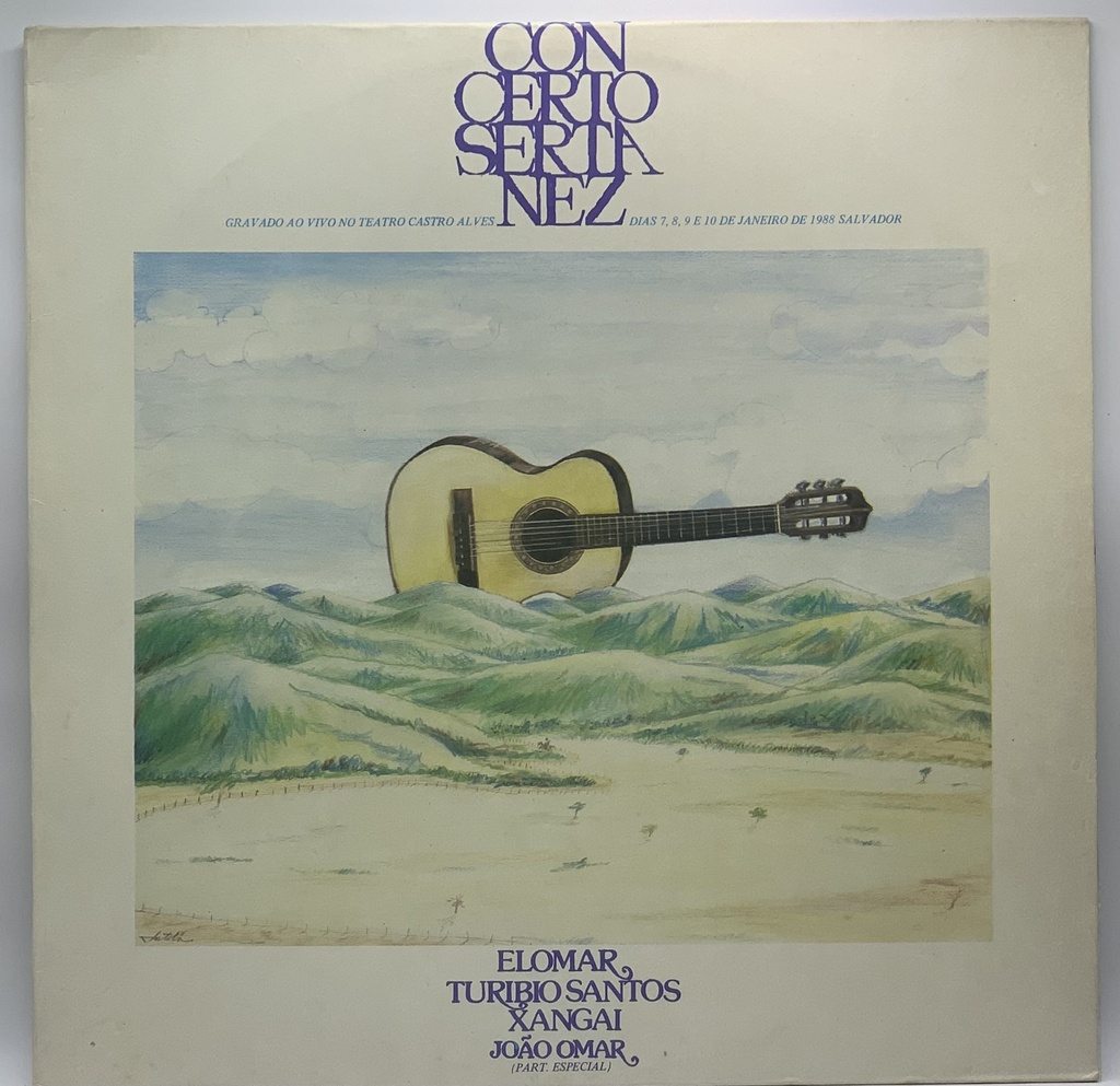 Elomar, Turibio Santos, Xangai - Concerto Sertanez (LP usado)