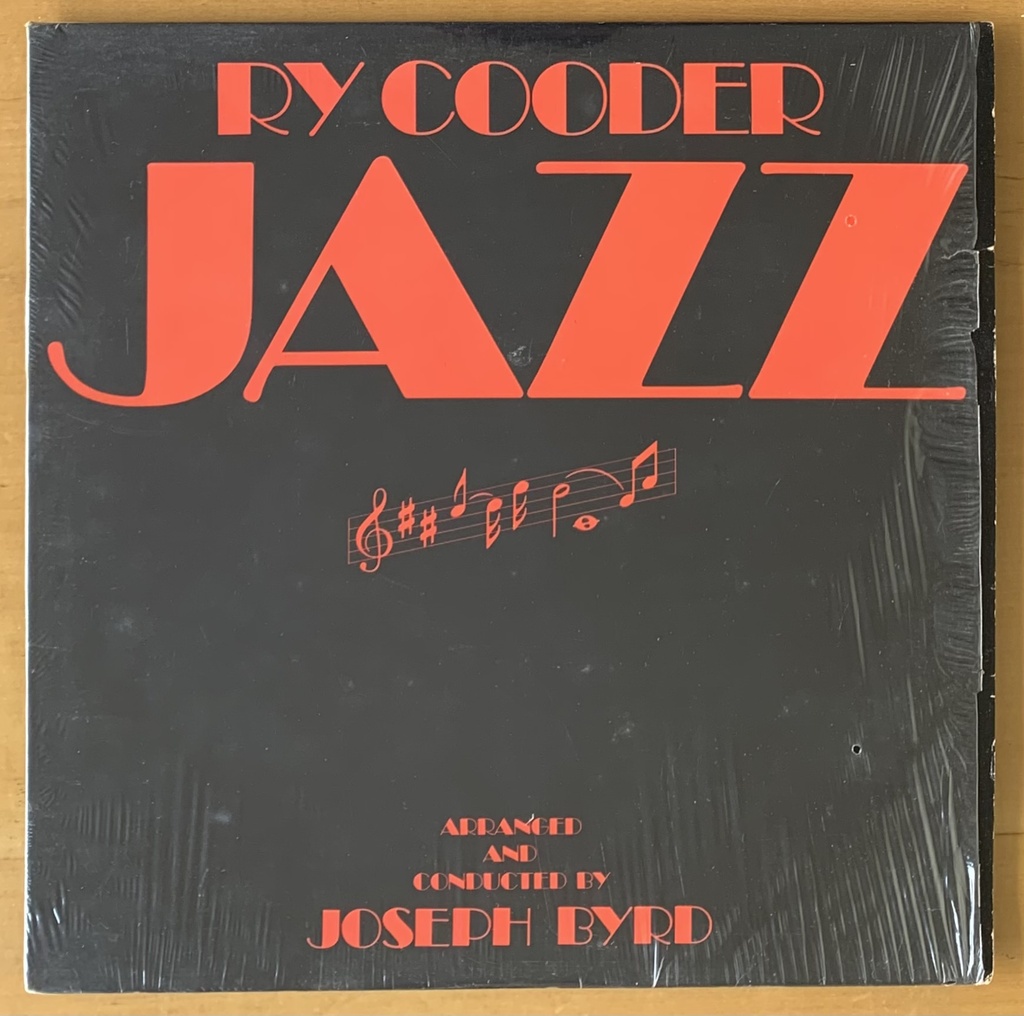Ry Cooder - Jazz (LP usado)
