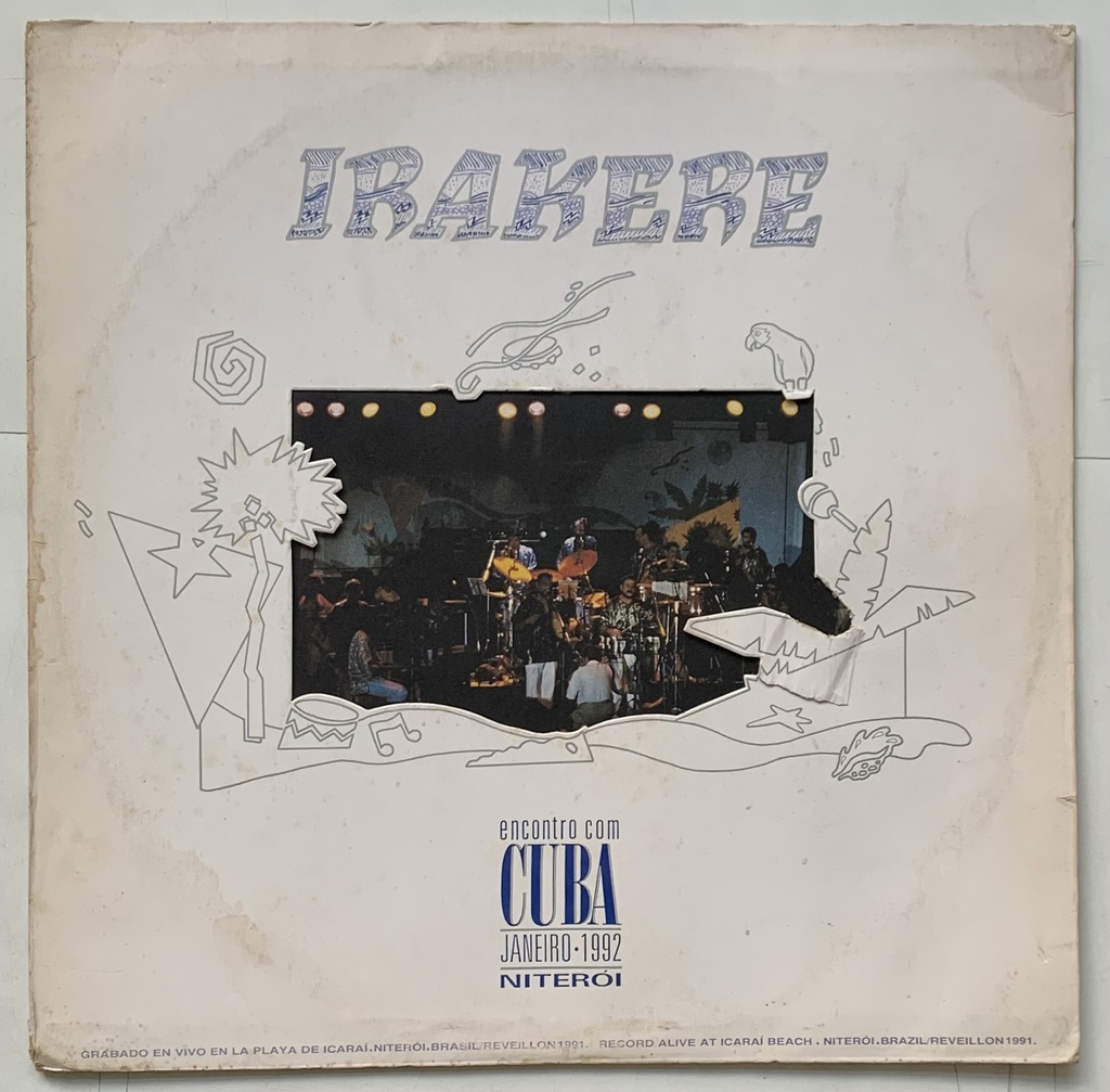 Irakere - Encontro com Cuba [Janeiro 1992 Niterói,R.J.] (LP usado)