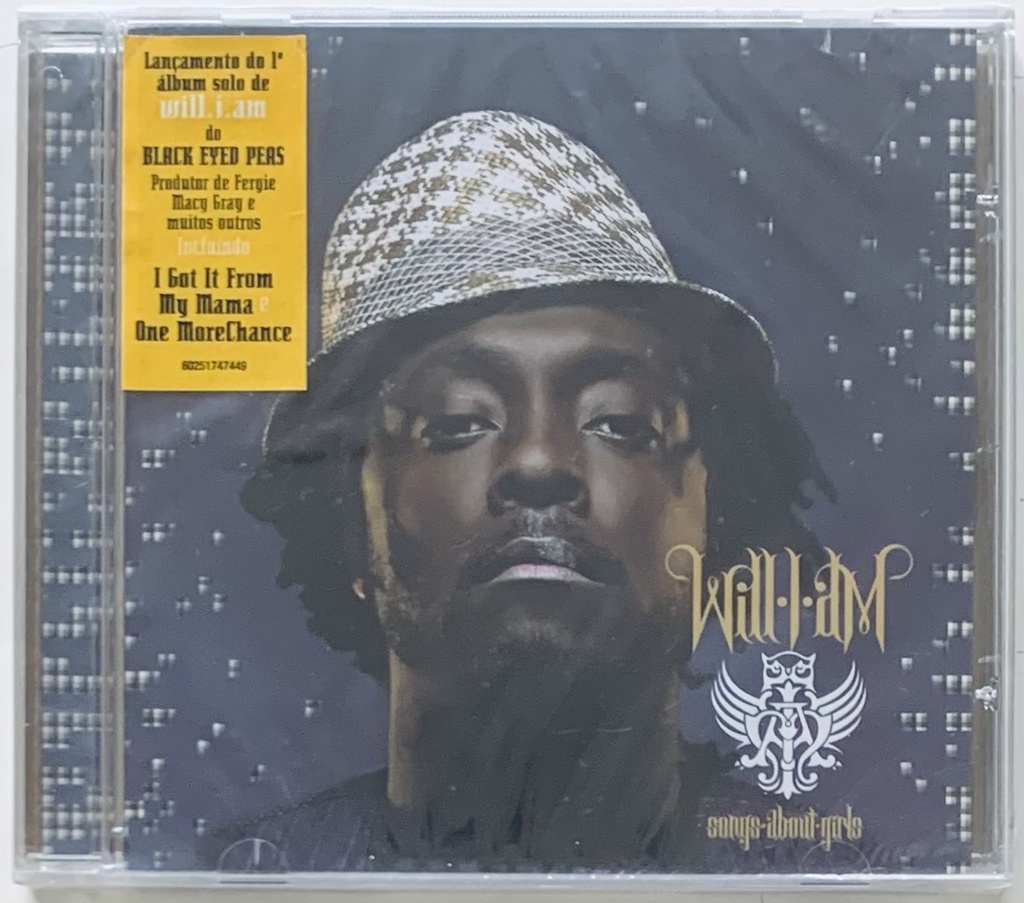 Will.I.Am - Songs About Girls (CD novo)