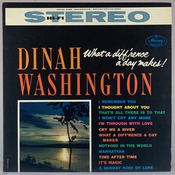 Dinah Washington – What a Diff'rence a Day Makes! (LP usado)